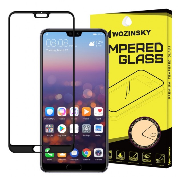 Szkło hartowane Huawei P20 Pro Full Glue Case Friendly Wozionsky