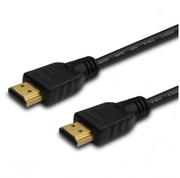 Kabel HDMI 2m V1.4 4K Ethernet Savio pozłacane końcówki.