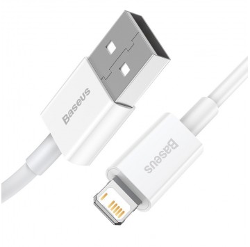 Kabel USB Lightning 2.4A 1m biały Baseus.