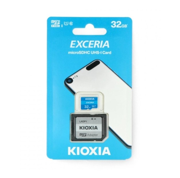 Kioxia karta microSDHC 32GB U1 UHS-I microSD