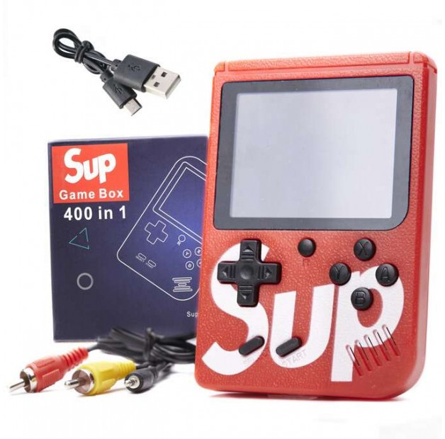 Mini konsola jak Game Boy retro 400 gier SUP czerwona