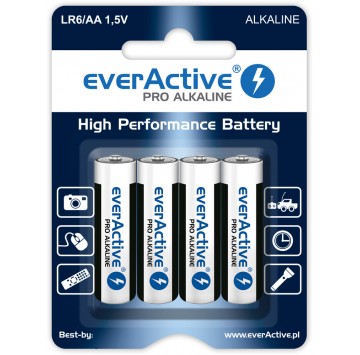 Baterie alkaliczne LR6 AA everActive wysoka jakość w rozsądnej cenie