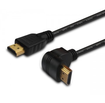 Kabel HDMI kątowy 1.5m 1.4...