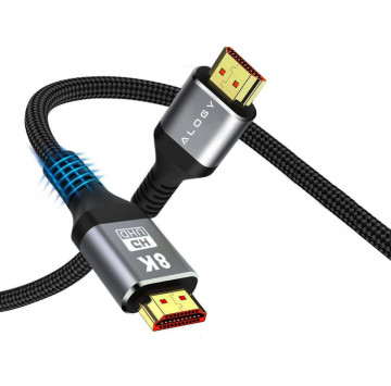 Kabel Alogy HDMI 2.1 8K 60Hz 48GBps 3m