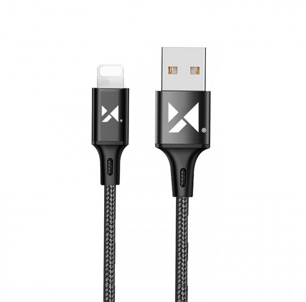 Wozinsky kabel przewód USB - Lightning 2,4A 2m czarny (WUC-L2B)