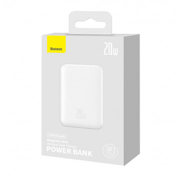 Powerbank Baseus Magnetic Mini 10000mAh 20W (biały)