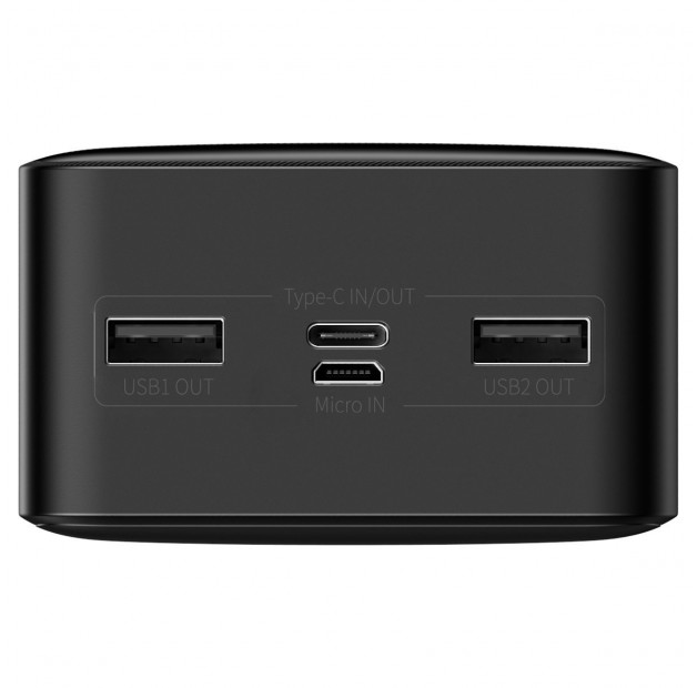 Powerbank Baseus Bipow 30000mAh, 2xUSB, USB-C, 15W (czarny)