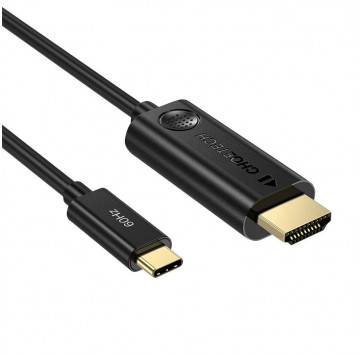 Kabel USB-C do HDMI Choetech CH0019 1.8m (czarny)