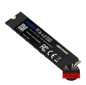 Dysk SSD HikVision 1 TB M.2 PCIe Gen4x4 NVMe 2280 (7450/6600 MB/s)
