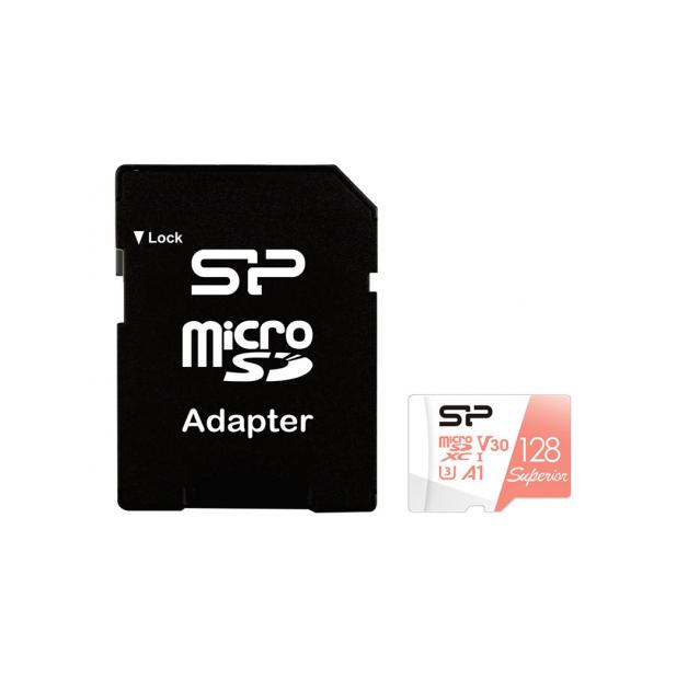 Karta pamięci Silicon Power Superior MicorSDXC 128GB UHS-I A3 V30