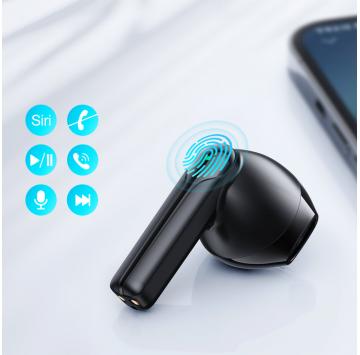 Joyroom słuchawki TWS bezprzewodowe ENC wodoodporne IPX4 Bluetooth 5.3 czarny (JR-TL11)