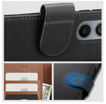 Etui Tech-Protect Wallet na Samsung Galaxy A25 5G - czarne, portfel