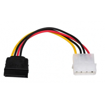 Kabel adapter Akyga AK-CA-17 Molex (M) - SATA (F) 0,15m