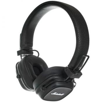 Marshall Major IV Bluetooth – czarne słuchawki nauszne w kultowym designie