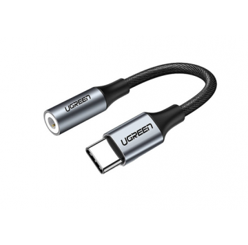 Adapter USB-C do jack 3.5 mm UGREEN – przejściówka audio do słuchawek z USB-C na mini jack 3.5 mm