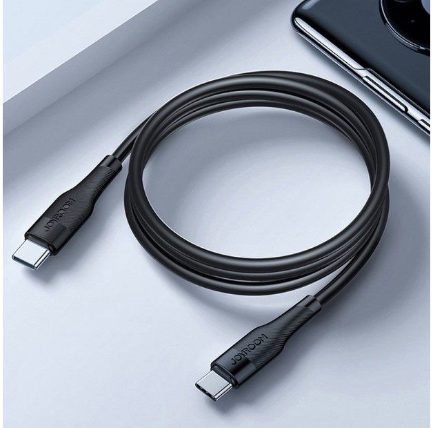 Kabel USB Joyroom USB-A - USB-C 1.2 m Czarny (6941237131386)