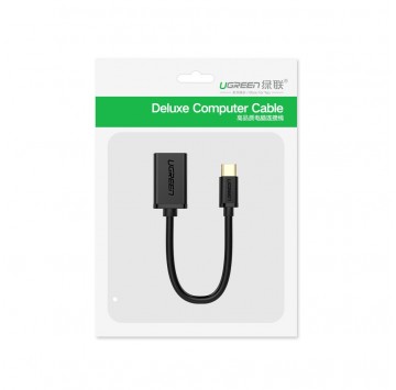 Ugreen adapter przejściówka kabel OTG z USB 3.0 na USB Typ C czarny (30701)