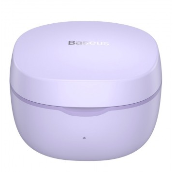 Baseus Encok WM01 TWS bezprzewodowe dokanałowe słuchawki Bluetooth 5.0 Fioletowe