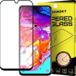 Szkło hartowane Samsung Galaxy A70 z czarną ramką Case Friendly