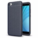 Etui Xioami Redmi 5A Litchi Pattern - w kolorze granatowym