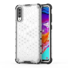 Etui hybrydowe dla Samsung Galaxy A70 Clear White