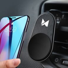 Magnetyczny uchwyt do telefonu montowany w kratkę Wozinsky WCH-03 - widok z przodu