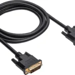 Kabel DVI-DVI 24+5 Akyga AK-AV-02 – czarny przewód 1,8 m z pozłacanymi wtykami i filtrem ferrytowym