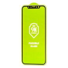 Kontur szkła hartowanego do iPhone 11 / XR z oznaczeniem 9H Hardness i Flexible Glass