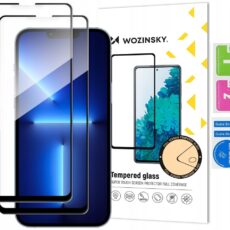 Szkło hartowane Apple iPhone 13 mini (2 szt.) z czarną ramką Wozinsky
