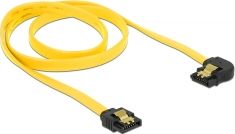Kabel SATA Delock DATA III 0,7m z zatrzaskami metalowymi kątowy lewo/prosty