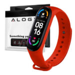Opaska Alogy do Xiaomi Mi Smart Band w kolorze czerwonym