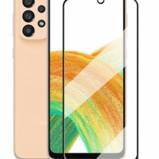 Szkło hartowane przeznaczone dla Samsung A33 pełne full glue z czarną ramką