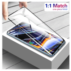 Szkło po naklejeniu A55