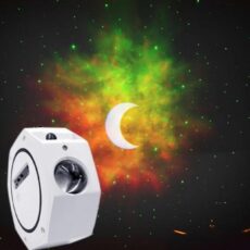Projektor nieba i gwiazd nebula z wbudowanym głośnikiem oraz opcją księżyca