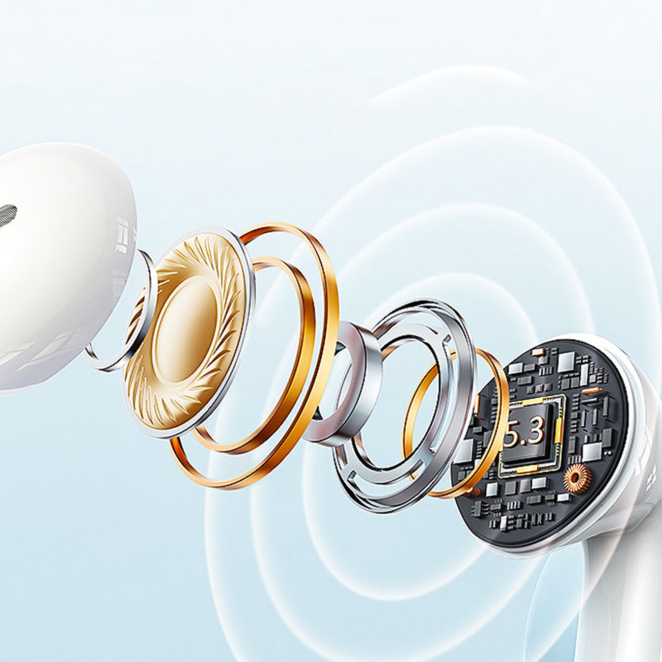 Budowa słuchawki bezprzewodowej Dudao U14+ TWS