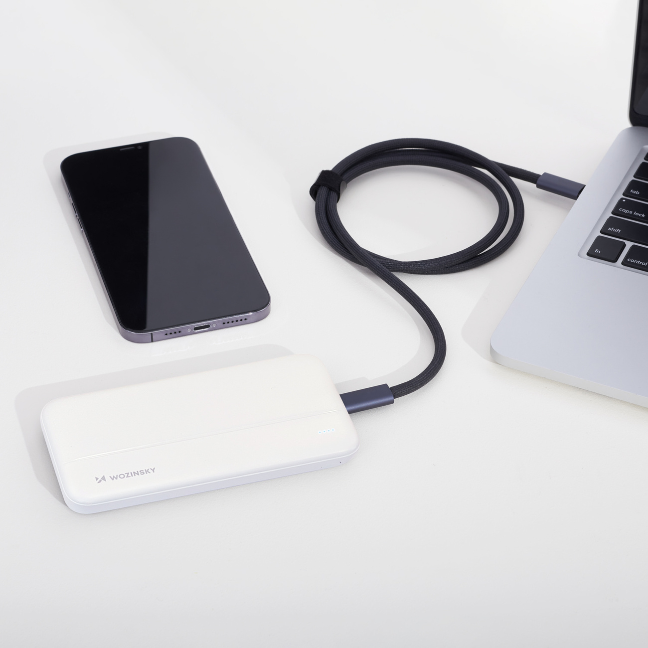 Powerbank 10000 mAh Wozinsky WPBWE1 z pełną ochroną ładowanego urządzenia