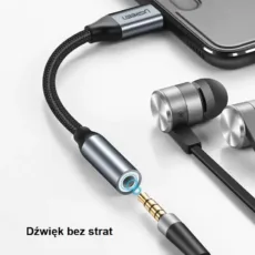 Sposób podłączenia słuchawek ze złączem jack 3.5 mm do adaptera USB Typu C