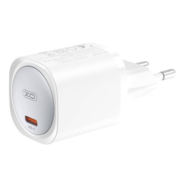 Port USB-C ładowarki XO CE20 30W GaN z obsługą PD 3.0 i QC 4+