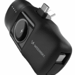 Czarny Power Bank Wozinsky wpinany do USB C