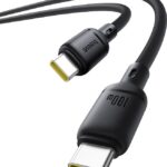 Kabel Baseus Silky Series 100W USB C do USB C 1m czarny szybkie ładowanie