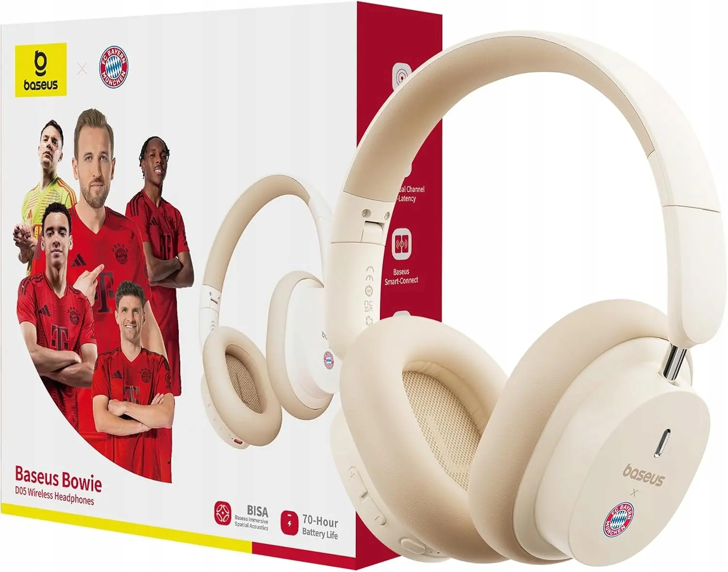 Słuchawki bezprzewodowe Baseus D05 Bayern Słuchawki bezprzewodowe Baseus D05 Bayern