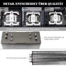 Chłodzenie Thermalright Assassin Spirit 120 V2 – system montażu SS2 dla AMD AM4 AM5 i Intel LGA115X, LGA1200, LGA1700 oraz aluminiowe lamele radiatora
