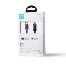 Kabel Joyroom USB-C do USB-C w oplocie w opakowaniu