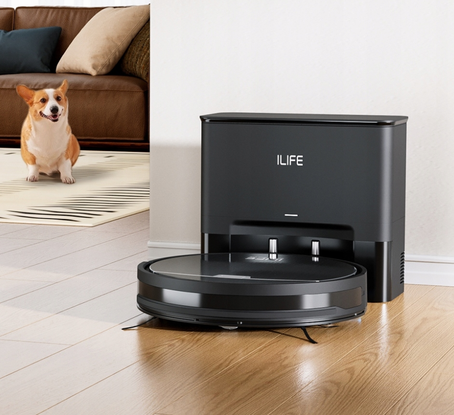 iLife V9 Pro – robot odkurzający do sierści z automatyczną stacją iLife V9 Pro ze stacją samoopróżniania 2,5 l idealny do sierści zwierząt