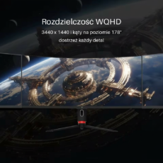 Monitor gamingowy KTC 165 Hz wygięty WQHD