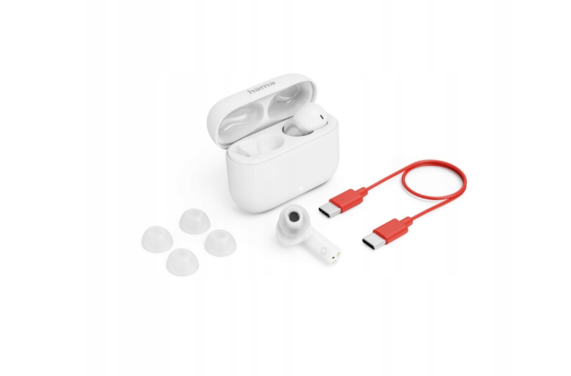Etui ładujące i słuchawki Hama Passion Clear II True Wireless Etui ładujące i słuchawki Hama Passion Clear II True Wireless