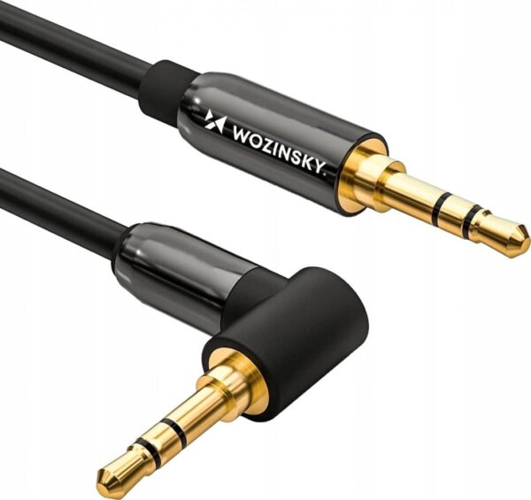 Przewód Jack-Jack 3,5 mm Wozinsky, kątowy minijack, długość 2 m