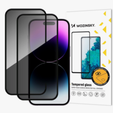 Szkło hartowane Wozinsky Privacy Glass prywatyzujące na iPhone 17 Air zestaw 2 sztuki