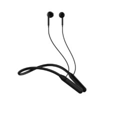 Sportowe słuchawki Devia Kintone Neck Bluetooth w kolorze czarnym z pałąkiem na szyję