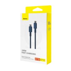 Opakowanie kabla Baseus Tungsten Gold 100W Fast Charging USB-C z oznaczeniem układu E-marker